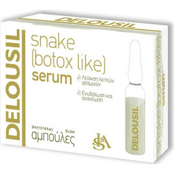 S.J.A Pharm Delousil Snake Botox Like Αντιγηραντικό Ενυδατικό Serum Προσώπου για Σύσφιξη με Πεπτίδια 1x2ml