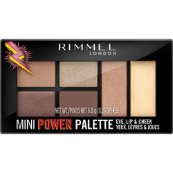 Rimmel Mini Power Eye, Lip & Cheek Palette 01 Fearless