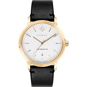Gant Delaware Ανδρικό Ρολόι με Μαύρο Δερμάτινο Λουράκι G122007