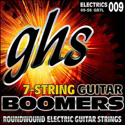 GHS GB-7L Σετ 7 Χορδές Ηλεκτρικής Κιθάρας Nickel Plated Steel 9-58" Custom Light Tension