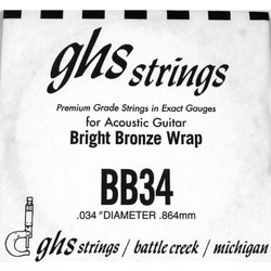 GHS BB34 Χορδή Ακουστικής Κιθάρας 80/20 Bronze 34"