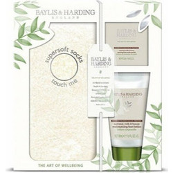 Baylis & Harding Oatmeal Milk & Honey Foot Lotion 50ml + Bath Soak Crystals 25gr