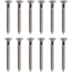 GMi Wood Screws 2.1 x 16mm - Nickel, 12-pack
