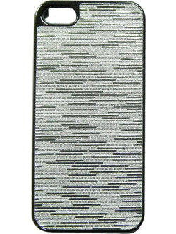 VOLTE-TEL JEWEL ΘΗΚΗ IPHONE SE/5S/5 FACEPLATE V073 WHITE-SILVER