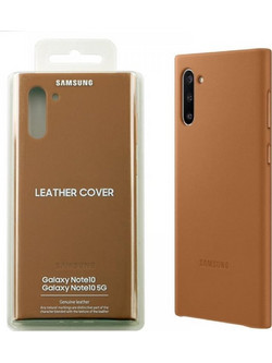 Samsung Leather Cover Camel (Galaxy Note 10)