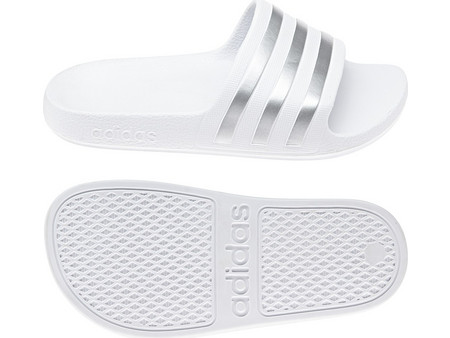 Adidas Adilette Παιδικές Παντόφλες Καλοκαιρινές για Κορίτσι Λευκές F35555