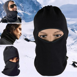 Κουκούλα προσώπου full face από fleece για το κρύο one size