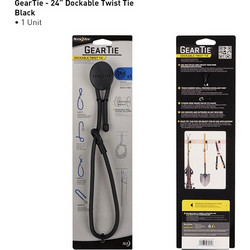ΚΑΛΩΔΙΟ ΣΥΣΦΙΞΗΣ GEAR TIE DOCKABLE TWIST TIE 24" BLACK