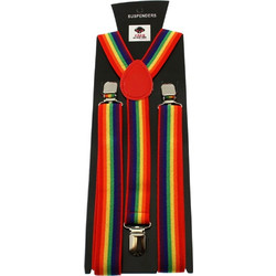 Rainbow Stripe 2.5cm Braces