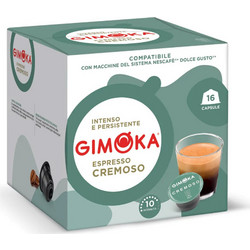 Gimoka Κάψουλες Espresso Cremoso Συμβατές με Μηχανή Dolce Gusto 16τμχ