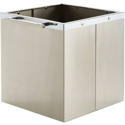 Ξυλοθήκη Zogometal K14 Νίκελ Ματ 34x34x35 cm