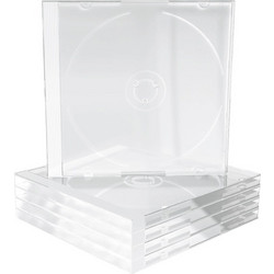 MediaRange CD Jewelcase for 1 disc 10.4mm Transparent tray (BOX24)