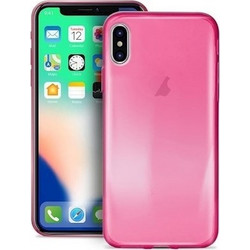 Puro Ultra Slim Transparent/Pink (iPhone XS/X)