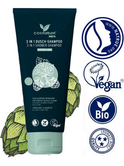 Cosnature 3 In 1 Shampoo For Men 200ml