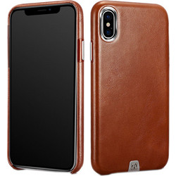 Θήκη ICARER Δερμάτινη Transformer Vintage για Apple iPhone X - ΚΑΦΕ