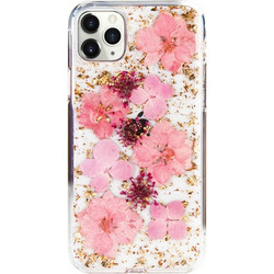 SwitchEasy case for Iphone 11PRO HANDMADE WITH REAL FLOWERS PINK GS-103-80-160-91