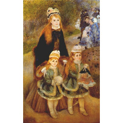 Πινακας Σε Καμβα Pierre Auguste Renoir Mother And Children (000050)