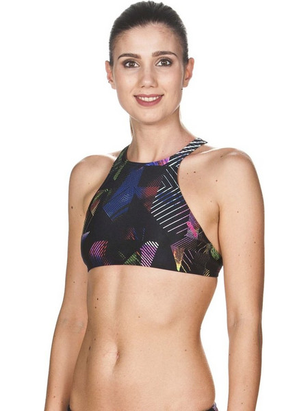 Arena Think Shiny Αθλητικό Γυναικείο Μαγιό Bikini Top Μαύρο 001111-195