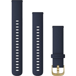 Garmin Quick Release 18mm Λουράκι Σιλικόνης Navy / Rose Gold (Garmin Vivomove HR)