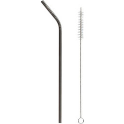 Chilly's 3 Reusable Stainless Steel Straws, Ανοξείδωτα Καλαμάκια x3 & Βουρτσάκι Καθαρισμού