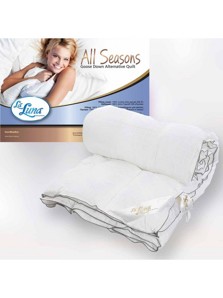 La Luna Πάπλωμα Μονό Microfiber 160x220 The All Season Duvet Λευκό