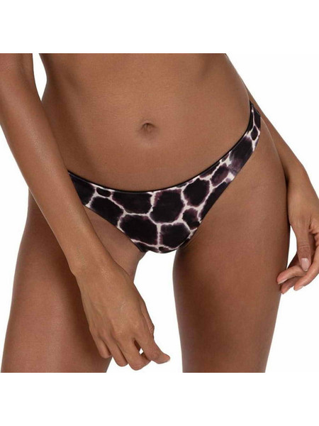 Dorina Wamba Bikini Brazil Animal Print Μαύρο D000655MI010-BR0004