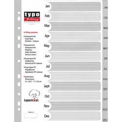Διαχωριστικά Ντοσιέ Α4 Μηνών (JAN-DEC )