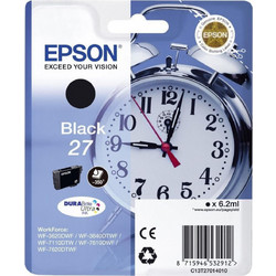 Epson 27 Black Μελάνι Εκτυπωτή Inkjet C13T270140