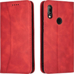 Bodycell Pu Leather Book Case Red (Xiaomi Redmi 7)