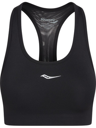 Saucony Skyrocket Bra Αθλητικό Μπουστάκι με Μέτρια Στήριξη Μαύρο SAW800361-BK