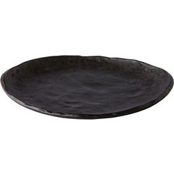 Raw Πιάτο Ρηχό Κεραμικό Oyster Black 21cm QR17041