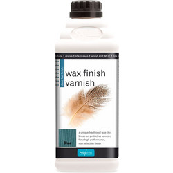 Polyvine Wax Finish Βερνίκι Επιφάνειας Ξύλου Νερού Satin Blue 0.5lt