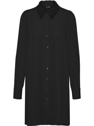 Vero Moda Καλοκαιρινό Καθημερινό Φόρεμα Μαύρο 10247802