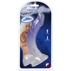 You2Toys Crystal Ρεαλιστικό Dildo με Βεντούζα 22cm Clear