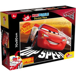 Παιδικό Puzzle Lisciani Giochi Double Face Disney Cars 3 108 Κομμάτια 60597