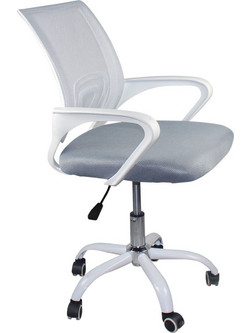 Woodwell BF2101 SC Καρέκλα Γραφείου με Στήριξη Μέσης Γκρι ΕΟ254,1SC