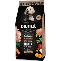 Ownat Ultra Medium Light Low Grain with Chicken & Turkey 3kg