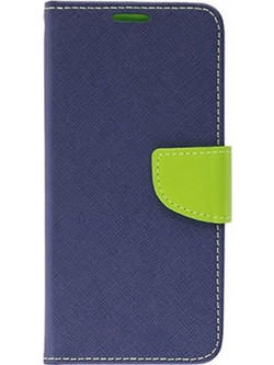 Θήκη OEM Fancy Book για Xiaomi Redmi 9 Flip Cover Navy Lime