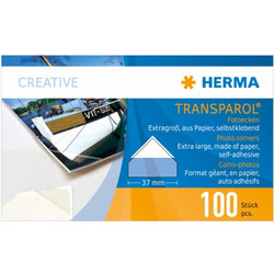 Herma Transparol Fotoecken XXL 100 St. 2er-Streifen 1302