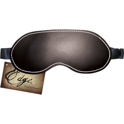 Edge Lined Leather Blindfold by Sportsheets