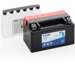 Exide Μπαταρία Μοτοσυκλέτας ETX7A-BS 6Ah