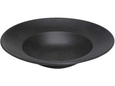 Espiel Πιάτο Βαθύ Πορσελάνης Terra Matt Black 27cm TLM120K6