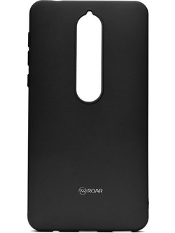 Θήκη Σιλικόνης Roar Colorful Jelly Case Nokia 6.1 Black