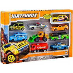 Mattel Matchbox Αυτοκινητάκια Σετ των 9 Διάφορα Σχέδια X7111