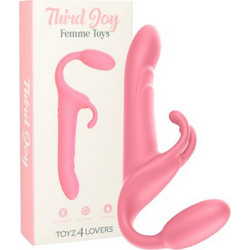 Toyz4lovers Third Joy Δονητής Rabbit 30cm Ροζ