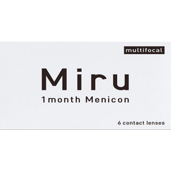 Menicon Miru Multifocal Μηνιαίοι Φακοί Επαφής Πολυεστιακοί Σιλικόνης Υδρογέλης 6τμχ