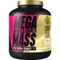 Gold Touch Nutrition Mega Mass Milk Chocolate Πρωτεΐνη Ορού Γάλακτος Όγκου Χωρίς Λακτόζη 2kg