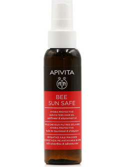 Apivita Bee Sun Safe Ηλίανθος & Αβυσσινία Αντηλιακό Μαλλιών Spray 100ml