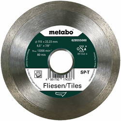 METABO 628555000 Διαμαντόδισκος Κοπής Πλακιδίων 115X22.23 mm