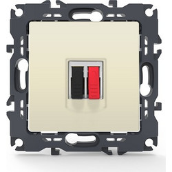 Acaelec Prime Πρίζα Ηχείων με Κλιπ Ιβουάρ (1000113502)